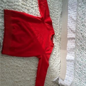 Ferrari logo Puma Red Crew Neck Sweatshirt